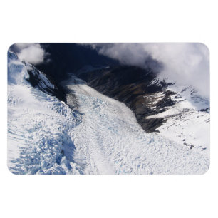 Franz Josef Glacier Aerial Uitzicht, Nieuw-Zeeland Magneet
