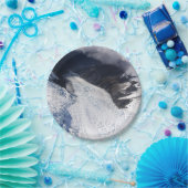 Franz Josef Glacier Aerial Uitzicht, Nieuw-Zeeland Papieren Bordje (Feest)