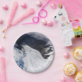 Franz Josef Glacier Aerial Uitzicht, Nieuw-Zeeland Papieren Bordje (Feest)