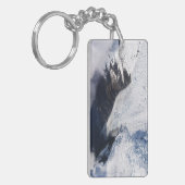 Franz Josef Glacier Aerial Uitzicht, Nieuw-Zeeland Sleutelhanger (Voorkant Links)