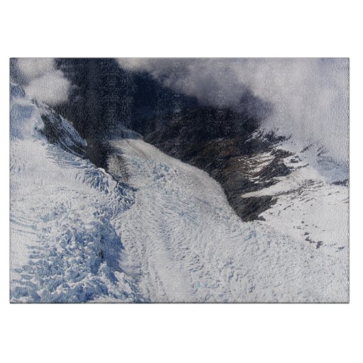Franz Josef Glacier Aerial Uitzicht, Nieuw-Zeeland Snijplank (Voorkant)