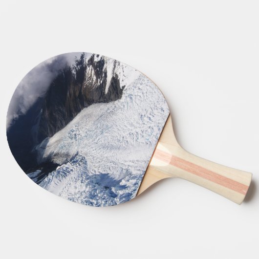 Franz Josef Glacier Aerial Uitzicht, Nieuw-Zeeland Tafeltennisbatje (Zijkant)