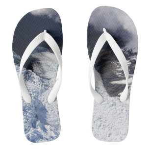 Franz Josef Glacier Aerial Uitzicht, Nieuw-Zeeland Teenslippers