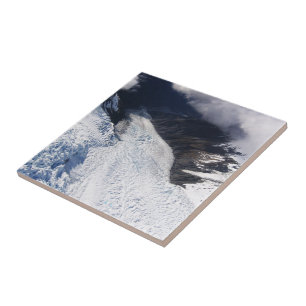 Franz Josef Glacier Aerial Uitzicht, Nieuw-Zeeland Tegeltje