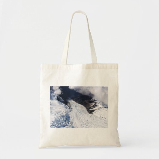Franz Josef Glacier Aerial Uitzicht, Nieuw-Zeeland Tote Bag (Voorkant)