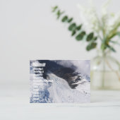 Franz Josef Glacier Aerial Uitzicht, Nieuw-Zeeland Visitekaartje (Staand voorkant)