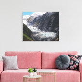 Franz Josef Glacier, Nieuw-Zeeland Canvas Afdruk (Insitu (Woonkamer))