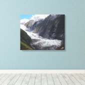 Franz Josef Glacier, Nieuw-Zeeland Canvas Afdruk (Insitu (Houten vloer))