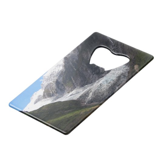 Franz Josef Glacier, Nieuw-Zeeland Creditkaart Flessenopener (Achterkant Gekanteld)