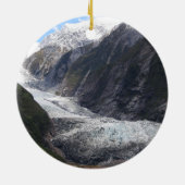 Franz Josef Glacier, Nieuw-Zeeland Keramisch Ornament (Achterkant)