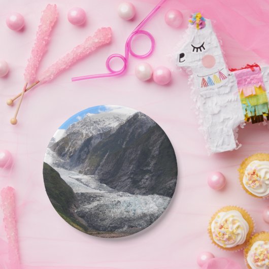 Franz Josef Glacier, Nieuw-Zeeland Papieren Bordje (Feest)