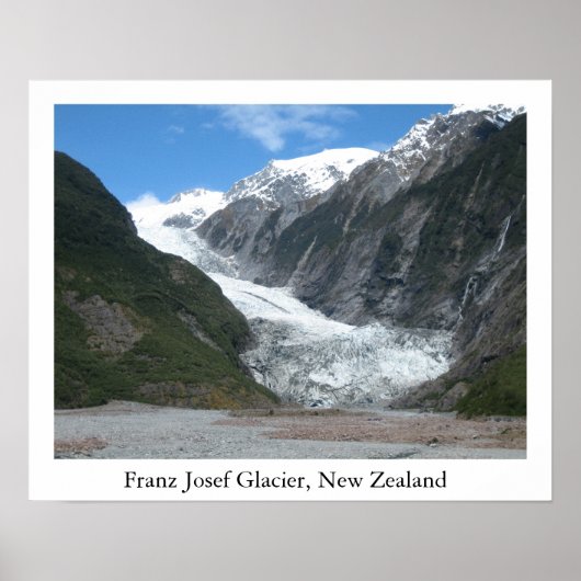 Franz Josef Glacier, Nieuw-Zeeland Poster (Voorkant)