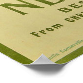  Franz Josef Glacier Nieuw-Zeeland Reis Poster (Hoek)