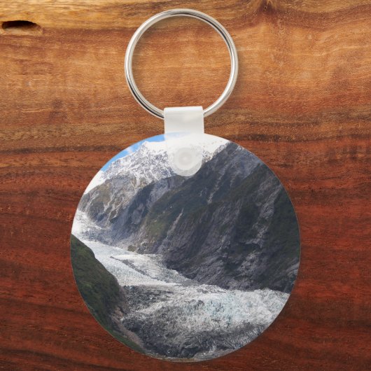 Franz Josef Glacier, Nieuw-Zeeland Sleutelhanger (Voorkant)