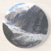 Franz Josef Glacier, Nieuw-Zeeland Zandsteen Onderzetter (Voorkant)