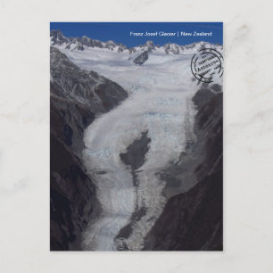 Franz Josef Gletscher (Neuseeland) Postkarte Briefkaart