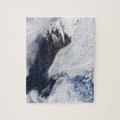 Franz Josef Gletsjer Luchtzicht, Nieuw-Zeeland Legpuzzel (Verticaal)