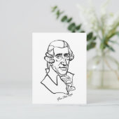 Franz Joseph Haydn Briefkaart (Staand voorkant)