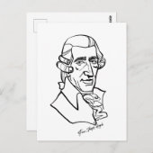Franz Joseph Haydn Briefkaart (Voorkant / Achterkant)