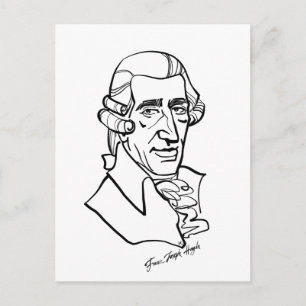 Franz Joseph Haydn Briefkaart