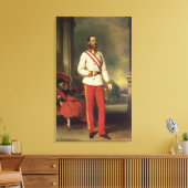 Franz Joseph I, keizer 2 Canvas Afdruk (Insitu (Woonkamer))