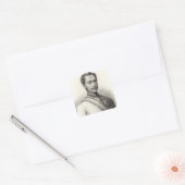 Franz Joseph I, keizer 2 Vierkante Sticker (Envelop)