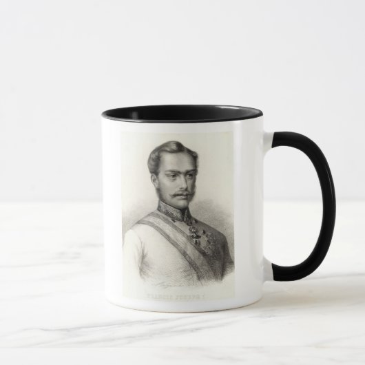 Franz Joseph I, keizer van Oostenrijk 2 Mok (Rechts)