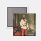 Franz Joseph I, keizer van Oostenrijk Magneet (Voorkant / Achterkant)