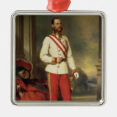Franz Joseph I, keizer van Oostenrijk Metalen Ornament (Voorkant)