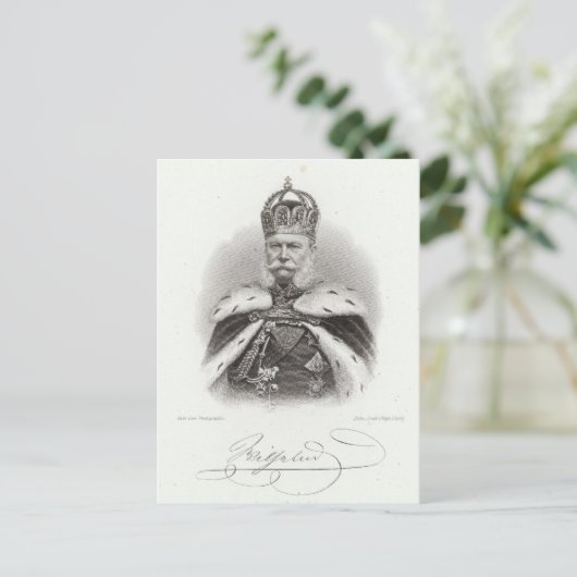 Franz-Joseph I van Oostenrijk Briefkaart (Staand voorkant)