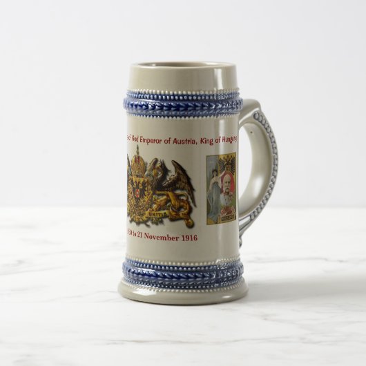 Franz Joseph I van Oostenrijk Hongarije Bierpul (Voorkant rechts)