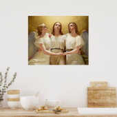 Franz Kadik - Drie Engelen - 1822 - Schilderij Poster (Keuken)