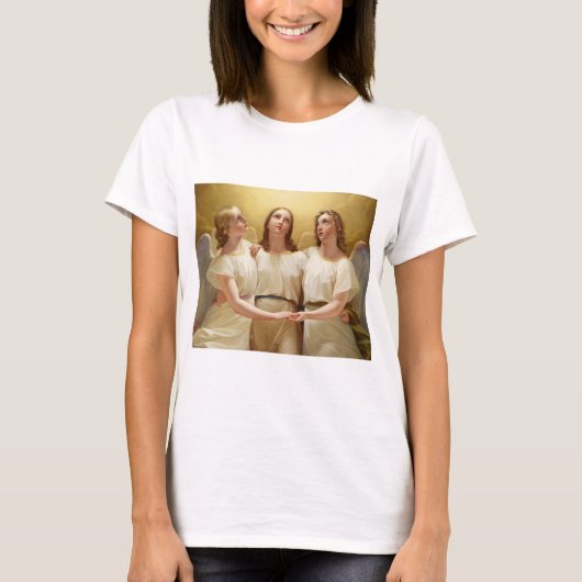 Franz Kadik - Drie Engelen - 1822 - Schilderij T-shirt (Voorkant)