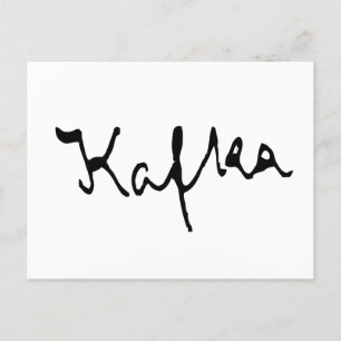 Franz Kafka Briefkaart