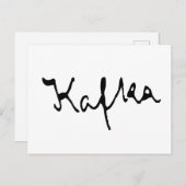 Franz Kafka Briefkaart (Voorkant / Achterkant)