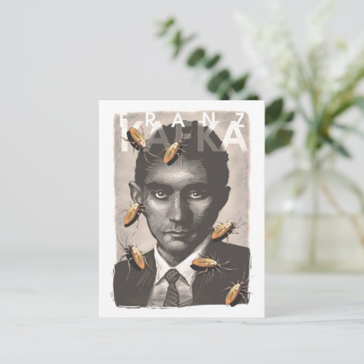 Franz Kafka briefkaart (Staand voorkant)