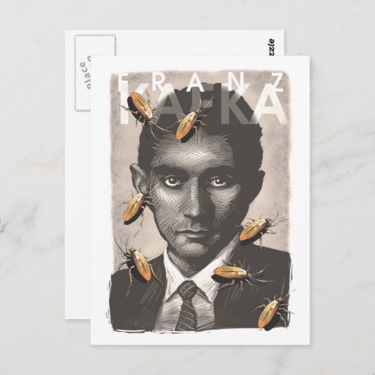 Franz Kafka briefkaart (Voorkant / Achterkant)