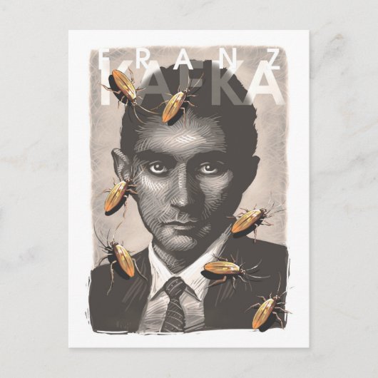 Franz Kafka briefkaart (Voorkant)