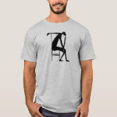 Franz Kafka Drawing 03 Black T-shirt (Voorkant)