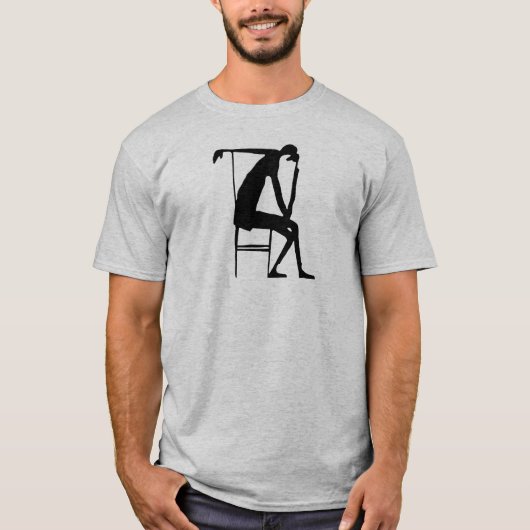 Franz Kafka Drawing 03 Black T-shirt (Voorkant)