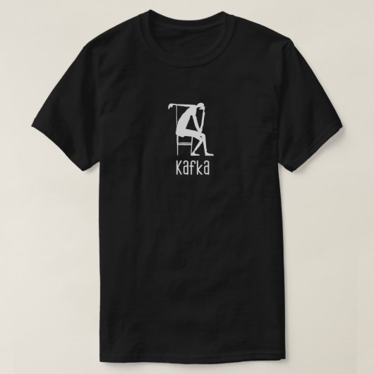 Franz Kafka Drawing .png T-shirt (Design voorkant)