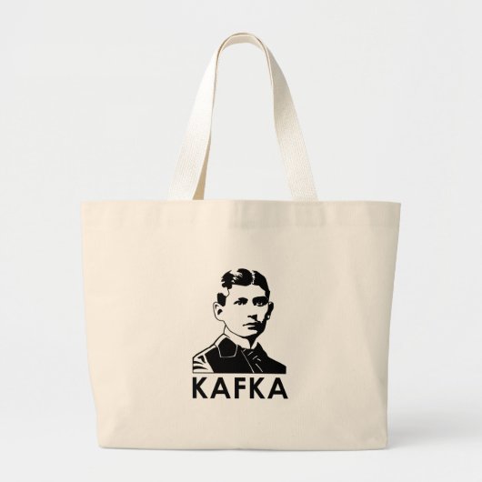 Franz Kafka Grote Tote Bag (Voorkant)