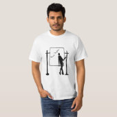 Franz Kafka illustratie T-shirt (Voorkant volledig)