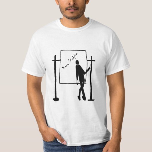 Franz Kafka illustratie T-shirt (Voorkant)