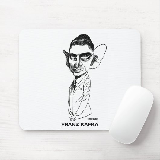 Franz Kafka Mousepad Muismat (Met muis)