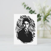Franz Kafka Portrait Briefkaart (Staand voorkant)