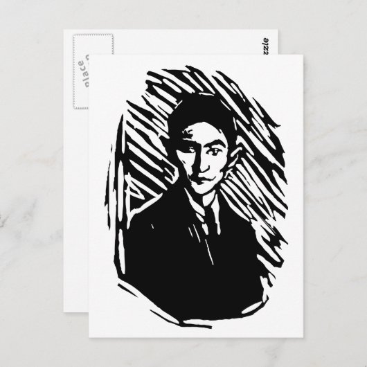 Franz Kafka Portrait Briefkaart (Voorkant / Achterkant)