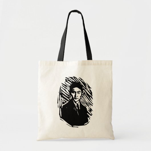 Franz Kafka Portrait Tote Bag (Voorkant)
