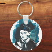 Franz Kafka Portret met aangepaste tekst | Boekenl Sleutelhanger (Voorkant)