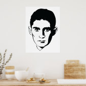 Franz Kafka Poster (Keuken)